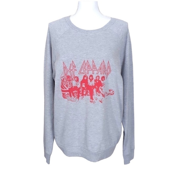 • Treasure & Bond • NWOT “ Def Leppard” Band Graphic Sweatshirt - Picture 4 of 6